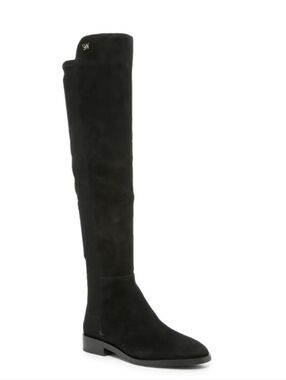 Stuart Weitzman Black Suede Over-the-Knee Boots 5B